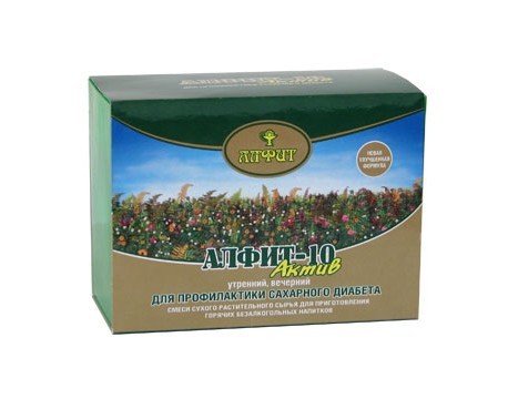 Алфит Актив-10 Для профилактики сахарного диабета