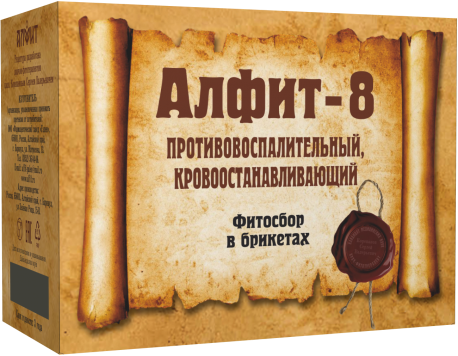 Алфит-8 Противовоспалительный, кровоостанавливающий