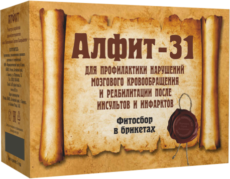 Алфит-31 Для мозгового кровообращения
