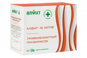 Алфит Актив-18 Для профилактики тромбофлебита и варикозной болезни