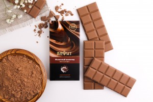 Молочный шоколад без сахара классический