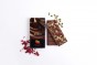 Молочный шоколад без сахара с тыквой и малиной